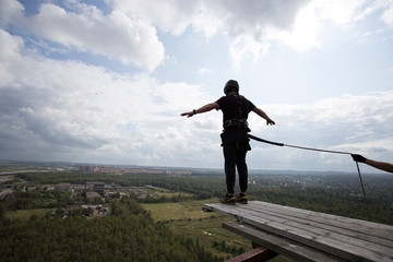 rope-jumping is an extreme sport for everyone