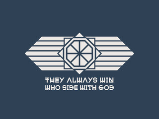 Asian Religious Poster with Buddha Quote