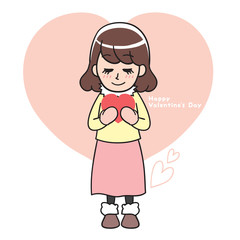 A girl who thinks someone/Whole body