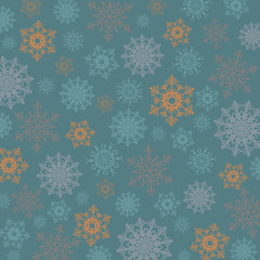 Christmas background with snowflakes