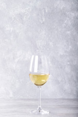 Glass of white wine