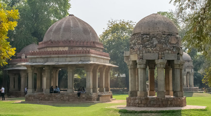 Fototapeta premium The Three Pavilions, Hauz Khas Complex