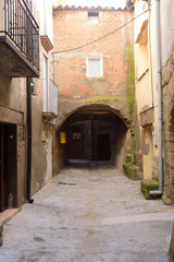 old town of La Donzell, l urgell, LLeida province, Catalonia, Spain