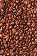 Coffee beans background.