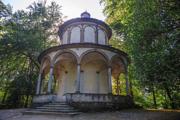 Panoramic view of the seventeenth-century baroque chapels, dedicated to the life of St. Francis of...
