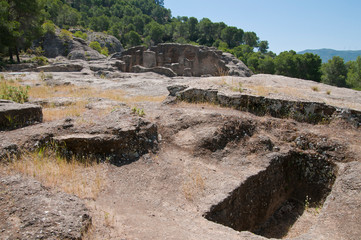 Bobastro, Felsenstadt, Andalusien, Spanien