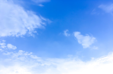 Naklejka na ściany i meble clouds sky in the blue sky background