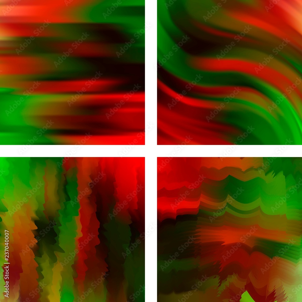 Poster set with abstract blurred backgrounds. vector illustration. modern geometrical backdrop. abstract te