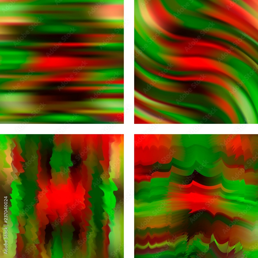 Poster set with abstract blurred backgrounds. vector illustration. modern geometrical backdrop. abstract te