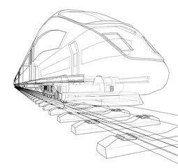 Modern speed train concept