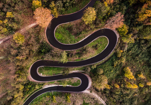 drone in autunno