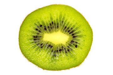 Kiwi fruit isolated on white background. Clipping Path