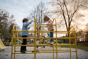 kids in park playground