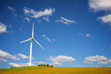 Obraz premium Wind energy concept