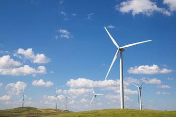 Fototapeta premium Wind energy concept