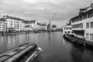 Zurigo, Svizzera. Vista sulla città.