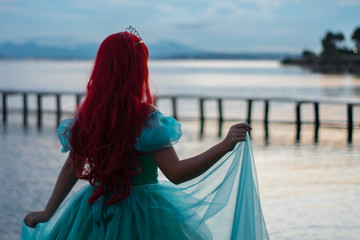 Principessa Ariel mare - obrazy, fototapety, plakaty