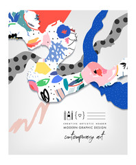 Abstract flyer or banner design background. Brochure template. Modern graphic design