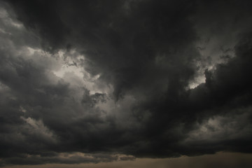 Obraz premium dark storm clouds in the sky