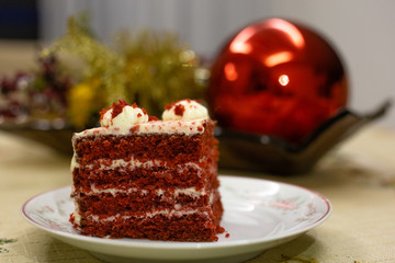 Sobremesa ret velvet de natal