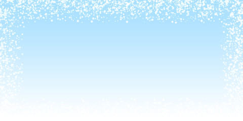 Amazing falling snow Christmas background. Subtle 