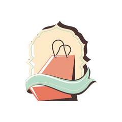 shopping bag paper frame