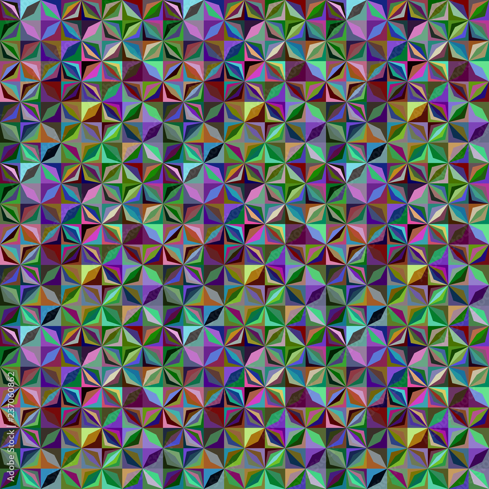 Poster colorful abstract seamless striped shape pattern - vector tiled mosaic background illustration