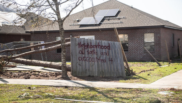 Hurricane Michael Devastation in the Panhandle of Florida