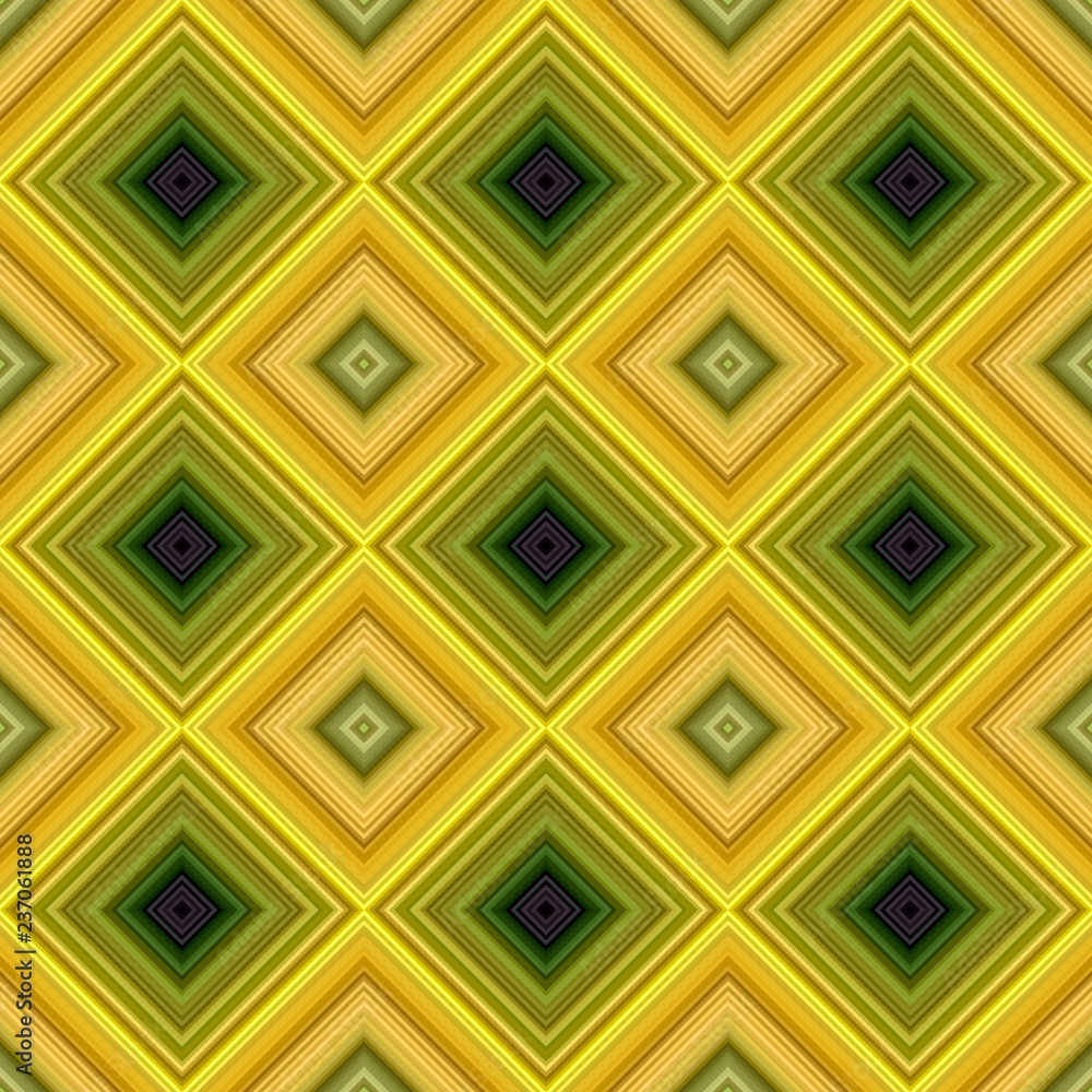 Poster colorful geometrical seamless diagonal square pattern - vector mosaic tile background graphic design