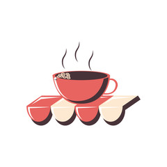 coffee cup with parasol