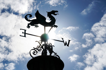 The west wind and windvane