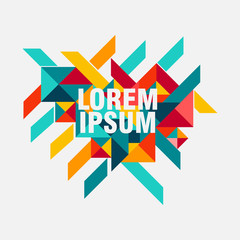 abstract design, creative concept, a cubic shape