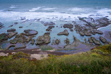 Coast in La Loberia in Argentina.