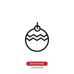Bauble vector icon