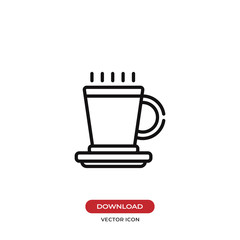 Hot drink vector icon