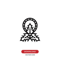 Mistletoe vector icon