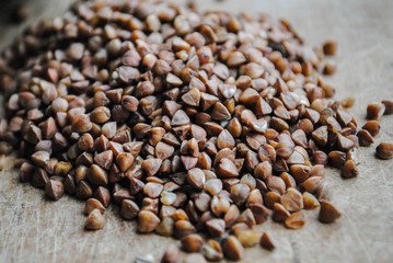 Buckwheat on the table
