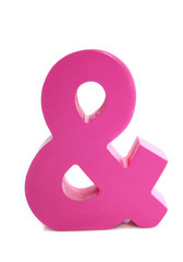Ampersand pink icon