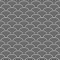 Asian background Wave seamless pattern