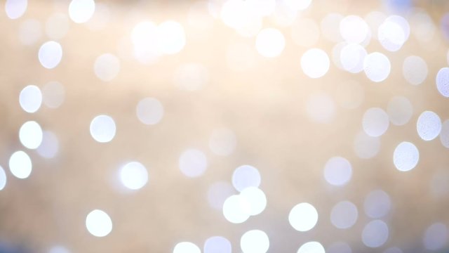 Abstract Blurred Christmas Lights Bokeh Background