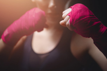 girl athlete Boxing MMA