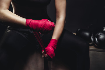 girl athlete Boxing MMA