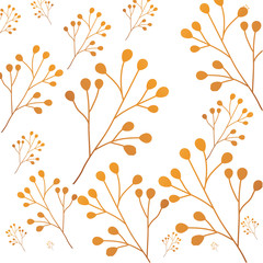 branch with flowers isolated icon