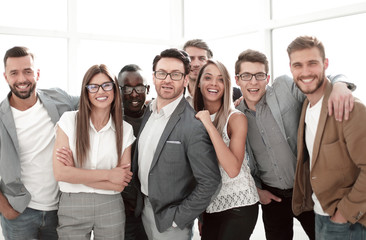 Obraz premium portrait of a group of successful business people