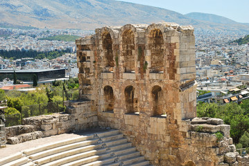 Fototapeta na wymiar Athens amphitheater