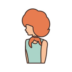 beautiful woman retro style fashion