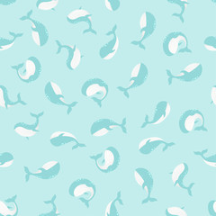 pattern with whales