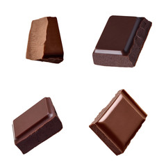 chocolate piece sweet food dessert falling