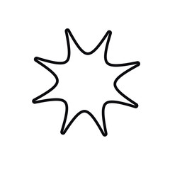 dialog boxes in comic isolated icon