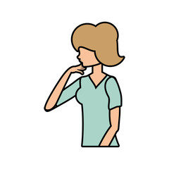 beautiful woman retro style fashion